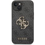 Pouzdro Guess PU 4G Metal Logo iPhone 14 Plus hnědé – Zboží Mobilmania