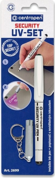 Centropen Neviditelný popisovač Centorpen UV-PEN Security 2699 popisovač se  světlem od 59 Kč - Heureka.cz