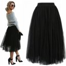 Fashionweek dlouhá tylová sukně MD782 černá