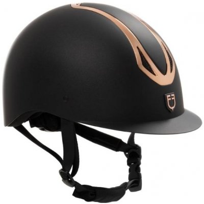 EQUESTRO Bezpečnostní helma Azael black rosegold – Zboží Mobilmania