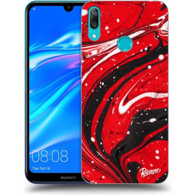 Pouzdro Picasee silikonové Huawei Y7 2019 - Red black černé – Zbozi.Blesk.cz