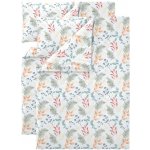 LIVARNO povlečení z mikrovláknitého saténu listy/bílá 140x200 70x90 – Sleviste.cz