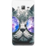 Pouzdro iSaprio Galaxy Cat Samsung Galaxy J3 2016 – Zboží Mobilmania