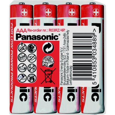 Panasonic AAA 4ks R03RZ/4P – Zboží Mobilmania