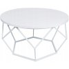 Konferenční stolek HowHomely DIAMOND 40x70 cm bílá
