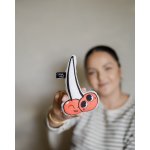 Černá na bílé Kontrastní chrastítko Třešně DO RUČIČKY – Zboží Dáma