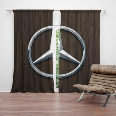 Sablio Závěs Logo 5 Dřevo: 2ks 140x250cm – Hledejceny.cz