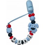 Puntja.cz klip na dudlík pejsek se jménem modrá – Zboží Dáma