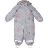 Kojenecký overal Baby Overall LEOKID Eddy lilac gray