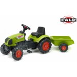 FALK Šlapací traktor 2040B Claas Arion 410 s vlečkou – Zbozi.Blesk.cz