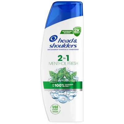 Head & Shoulders Menthol 2v1 šampon a balzám na vlasy proti lupům 250 ml – Zbozi.Blesk.cz