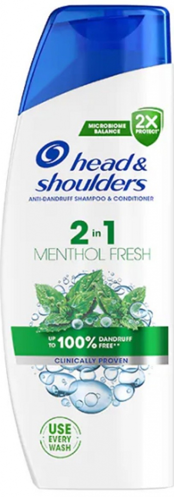 Head & Shoulders Menthol 2v1 šampon a balzám na vlasy proti lupům 250 ml