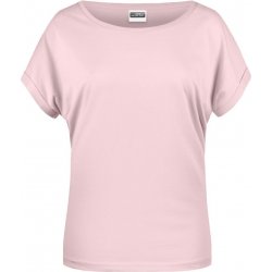 JAMES NICHOLSON dámské tričko Casual z Bio bavlny Růžová měkká