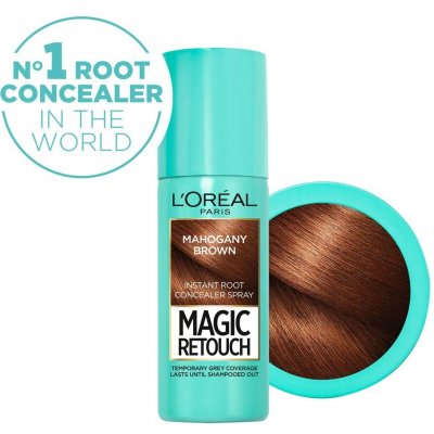L'Oréal Magic Retouch Instant Root Concealer Spray 06 Mahogany Brown 75 ml – Hledejceny.cz