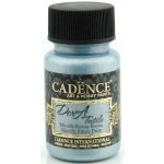 Cadence Dora Textile metalická barva na textil 50 ml aqua světle modrá – Zboží Mobilmania