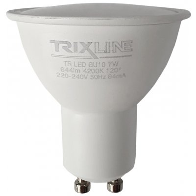 Trixline LED žárovka 7W 644lm GU10 neutrální bílá – Zboží Živě