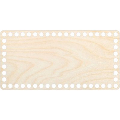 Chráněná dílna Dřevěný svět Dno na košík - obdélník 24 x 12 cm, přírodní – Sleviste.cz