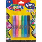 Colorino barvy na sklo 10,5 ml 6 barev – Zboží Mobilmania