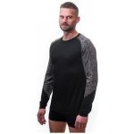 Sensor Merino IMPRESS pánské triko dlouhý rukáv černá/skulls – Hledejceny.cz