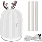 Malatec 16365 RGB LED Zvlhčovač vzduchu s aroma difuzérem 220 ml 2 W bílý – Hledejceny.cz