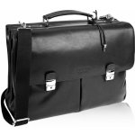 Bugatti pánská kožená aktovka černá – Zboží Dáma