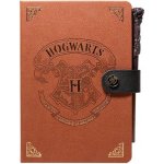 CurePink Poznámkový blok s propiskou Harry Potter: Erb Bradavic A5 14,8 X 21 cm CBA5001 – Zbozi.Blesk.cz