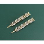 Naishide Jewelry Sada 2 ks štrasových sponek do vlasů s krystaly Typ: Typ 2 – Zboží Mobilmania