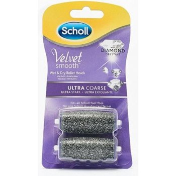 Scholl Velvet Smooth Wet & Dry Diamond Crystals ultra drsná 2 ks