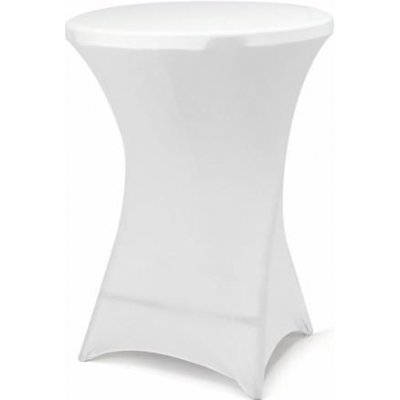 Garthen 37101 Potah pro vysoký stůl elastický, bílá 80 x 80 x 110 cm – Zboží Mobilmania