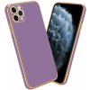 Pouzdro a kryt na mobilní telefon Apple Cadorabo Ochranné pouzdro pro Apple iPhone 11 PRO MAX Case in Fialová Kryt mobilního telefonu TPU Silikonové pouzdro na fotoaparát PČervenáector Case