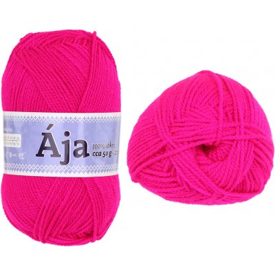 N.G.M. RANDA S.R.O. Příze Ája - akryl Ája: 945 Cyklámen – Sleviste.cz