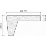 Betonový schodišťový stupeň 150 cm