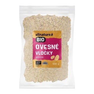 Allnature Ovesné vločky BIO 1000 g – Zbozi.Blesk.cz