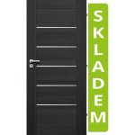 VILEN DOOR Anita 5/5 Dub Antracit 80 x 197 cm – Zboží Mobilmania