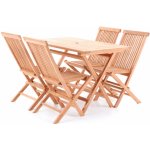 Stolová sestava TEAK POHODA SET 4 – Hledejceny.cz