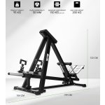 TUNTURI PLATINUM Adjustable T-bar Row Plate loaded V-series – Zboží Dáma