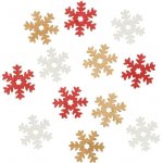 Dřevěné vločky 4 cm 12 ks – Hledejceny.cz