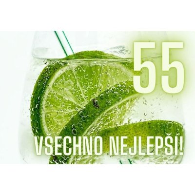 Kartička k narozeninám 55 – Hledejceny.cz