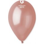 Balonky metalické rosegold průměr 25 cm – Zboží Dáma
