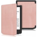 Vsechnonamobil 123765 LEATHER Zaklápěcí kryt pro PocketBook Verse Pro ROSE GOLD – Zboží Živě