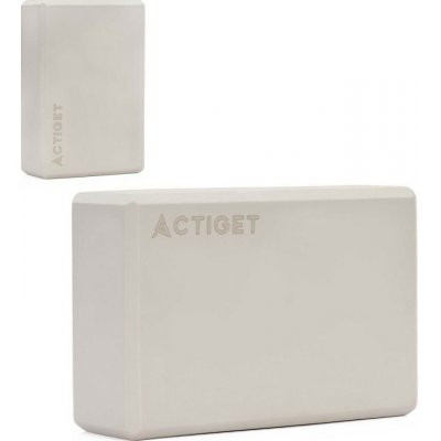 Jóga blok kostka ACTIGET ACT0061 béžová – Zboží Dáma
