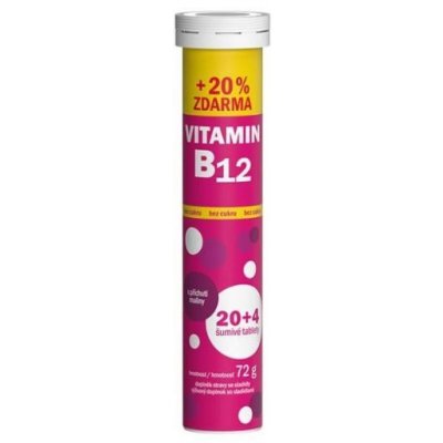 Maxi Vita Vitamin B12 bez cukru 24 tablet 72 g – Hledejceny.cz