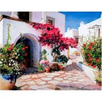 Norimpex Diamantové malování Květinová ulička 30 x 40 cm – Hledejceny.cz