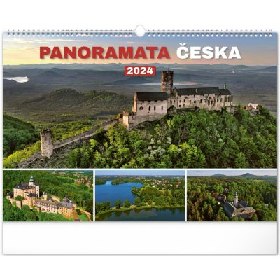 Nástěnný Panoramata Česka 48 × 33 cm 2024 – Zboží Mobilmania