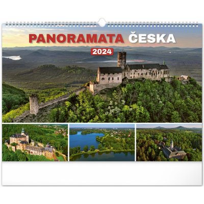 Nástěnný Panoramata Česka 48 × 33 cm 2024 – Zbozi.Blesk.cz