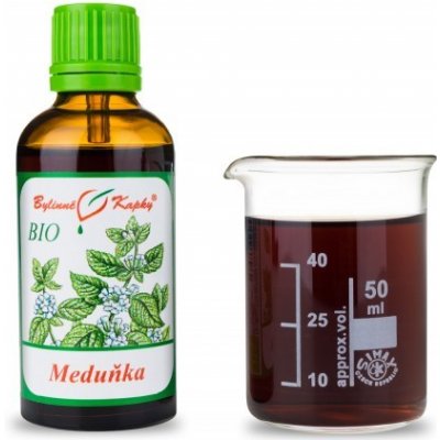 Bylinné kapky Meduňka nať BIO tinktura 50 ml – Hledejceny.cz