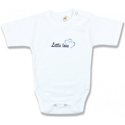 BABY´S WEAR Detské body Little love modré