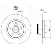 Brzdový kotouč HELLA PAGID Brzdový kotouč s ložiskem - 274 mm HPG 8DD 355 120-571