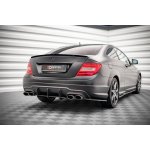 Maxton Design "Street Pro" difuzor zadního nárazníku pro Mercedes třída C W204/AMG-Line, plast ABS bez povrchové úpravy, Coupe – Sleviste.cz