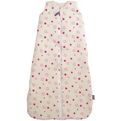 Kaarsgaren Spací pytel z biobavlny Fuchsiové hvězdičky – Zboží Mobilmania